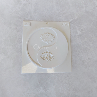 Molde Plato Flor de Loto Yin Yang