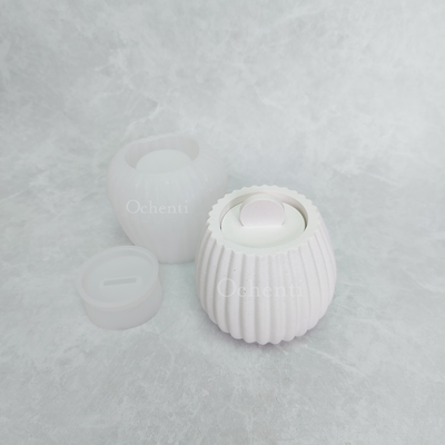 Cuenco Bombé rayado