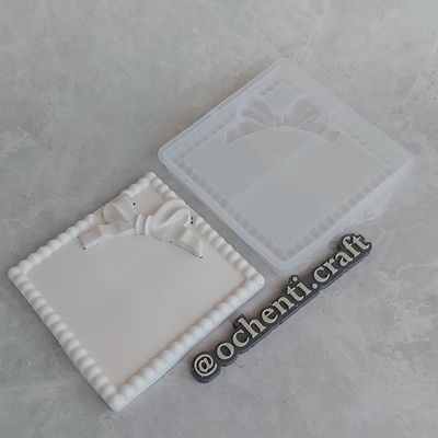 Posavasos Moñito y burbujas cuadrado