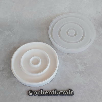 Portavela Redondo con borde grande