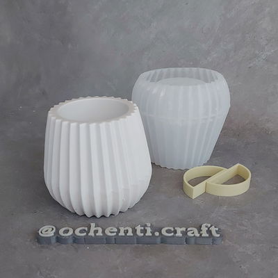 Cuenco Bombé rayado pequeño