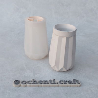 Florero Rombos 2: Molde muestra