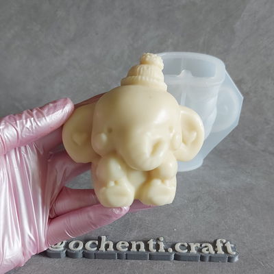 Molde Elefante con gorrito