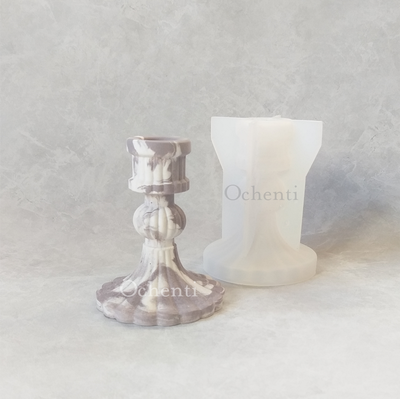 Portavela Vintage: molde muestra