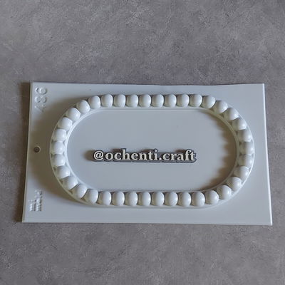 Molde bandeja Perlitas: Ovalada