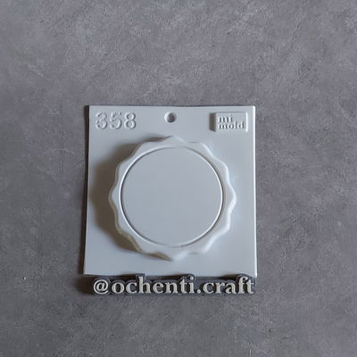 Molde Posavasos bordes ondulados