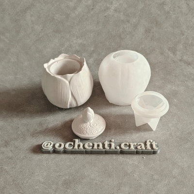 cuenco Flor de loto con tapa