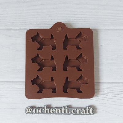 Placa Perritos x6