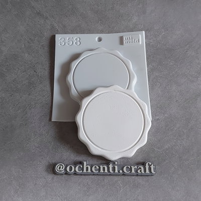 Molde Posavasos bordes ondulados