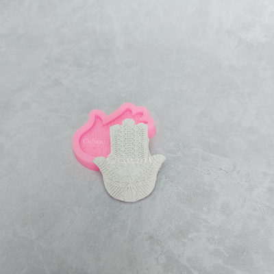 Mini Mano de Fátima - Hamsa: Molde muestra