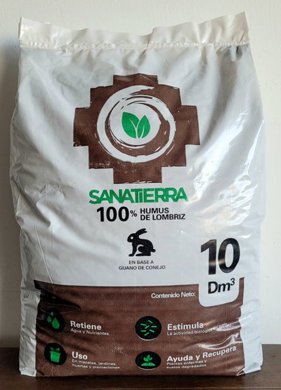 SanaTierra Humus de Lombriz - 10lt.