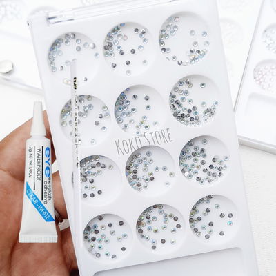 Kit Exclusive I Strass Gemas - Glue - Lápiz de cera I Holográfico