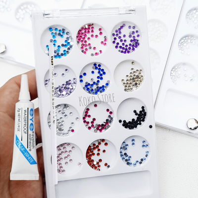 Kit Exclusive I Strass Gemas - Glue - Lápiz de cera I Multicolor 