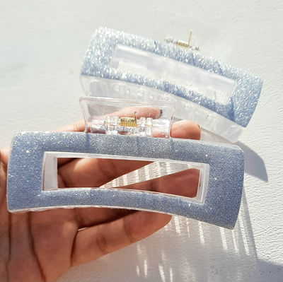 Broche cuadrado I Glitter