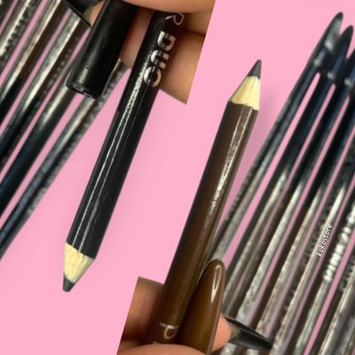 Delineador Duo I Negro y Marrón I Pink 21