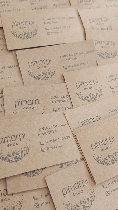 TARJETAS PERSONALES 9x5 - KRAFT