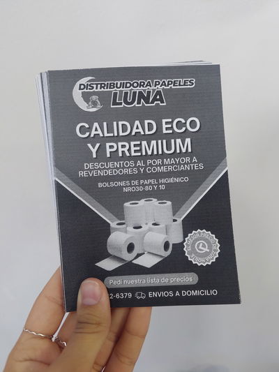 FOLLETOS 10x14 - PAPEL OBRA