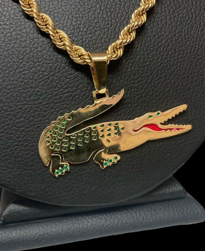 Chain Croco cocodrilo clasico (Bronce)