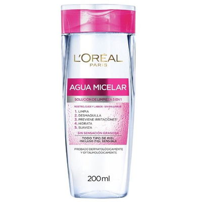 LOREAL Agua Micelar 5 en 1 Apto todo tipo pieles