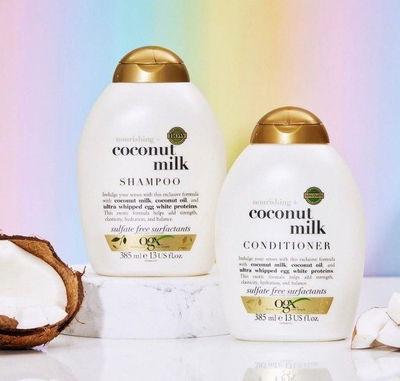 OGX Shampoo y Acondicionador Coconut Milk