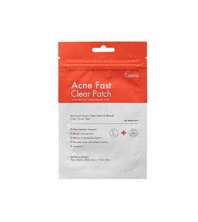 COONY ACNE CLEAR PATCH Parches para Control y tratamiento de granitos