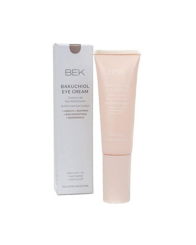 BEK BAKUCHIOL Crema Contorno de Ojos Hidrata Descongestiona Reafirma Despigmenta