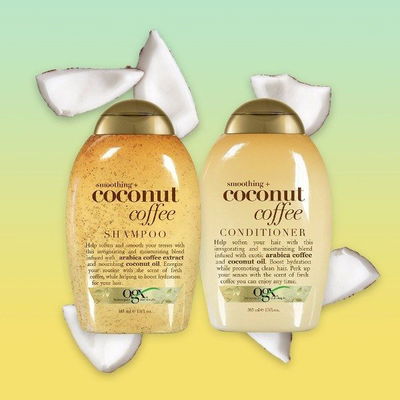 OGX Coconut Coffee Shampoo y Acondicionador