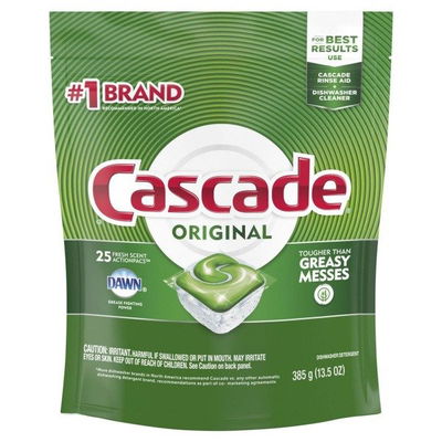 CASCADE DETERGENTE PARA LAVAVAJILLAS 25 TABLETAS