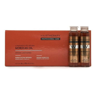 HAIRTHERAPY Moroccan Oil Ampollas Laminado de Argán x6