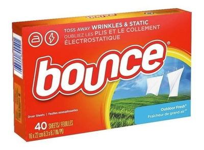 BOUNCE Toallitas suavizantes antiestatica y aromatizadoras 40 u.