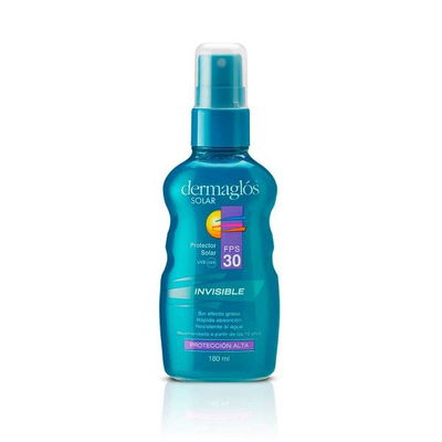DERMAGLOS Solar FPS 30 Spray Invisible 180 ml