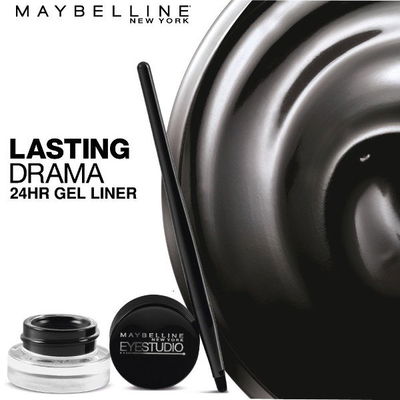 MAYBELLINE Delineador Lasting Drama Gel Negro
