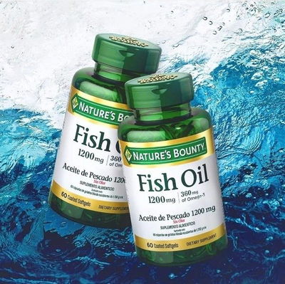 NATURES BOUNTY FISH OIL 1200 MG 60 CAPS