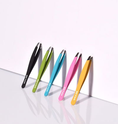 BETER Pinza de depilar oblicua Soft Touch 