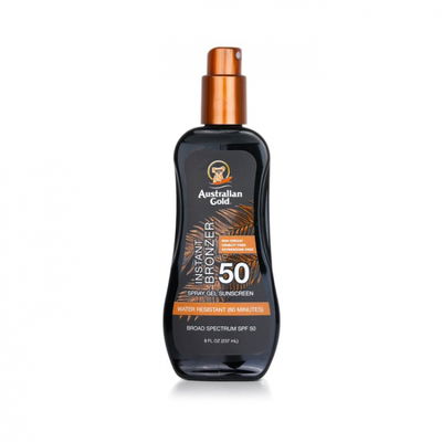 AUSTRALIAN GOLD Instant Bronzer FPS 50 Gel Spray 237 ml 