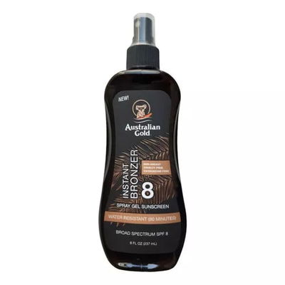 AUSTRALIAN GOLD Instant Bronzer FPS 8 Gel Spray 237 ml 
