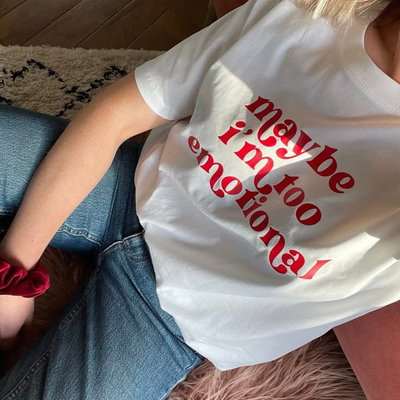 Remera Oversized Too emocional