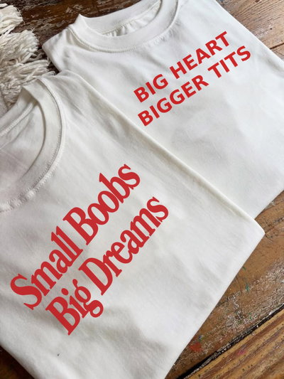 Remera Baby Tee Big heart