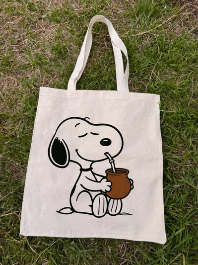 Tote bag Snoopy mate
