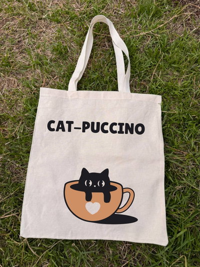 Tote bag Cat-puccino