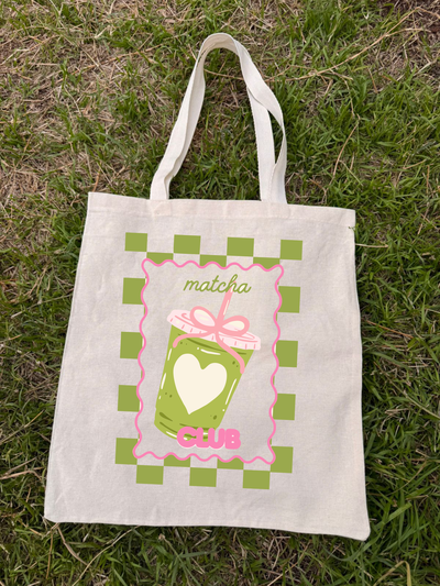 Tote bag Matcha club