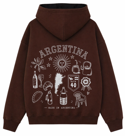 Buzo Argentina (chocolate)