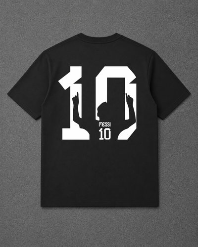 Remera Oversized Argentina: Messi 10