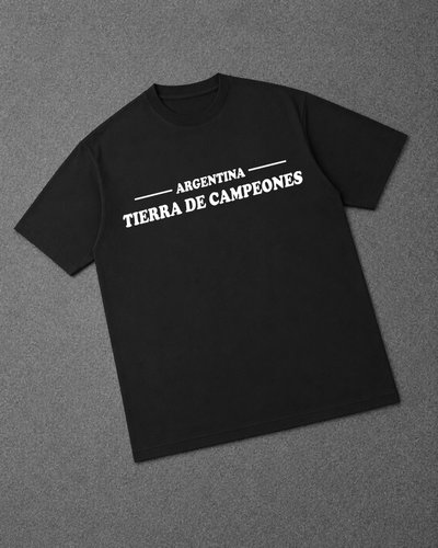 Remera Oversized Argentina: coronados de gloria
