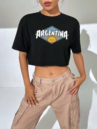 Remera pupera oversized Argentina