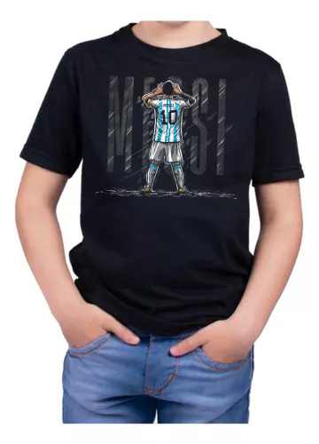 Remera niños/nena Argentina: Lionel Messi (mod 1)