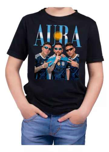 Remera niños/nena Argentina: Messi - Enzo - Toro