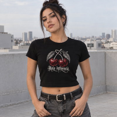 Remera Babytee Mala influencia