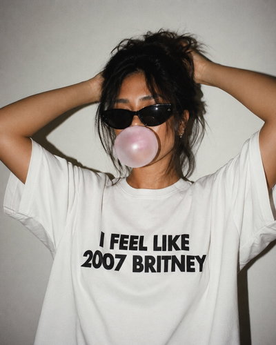 Remera Oversized I feel like a britney like