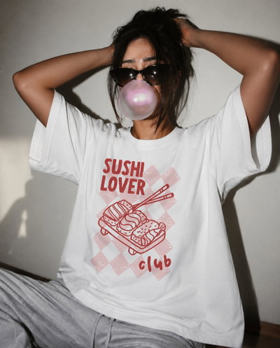 Remera Oversized Sushi lover club